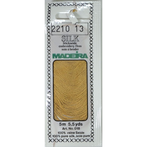Madeira PURE SILK #2210 DUSTY BROWN, 4-Strand Hand Embroidery Thread