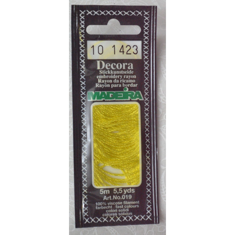 Madeira Decora Brilliant 4 Strand Rayon Hand Embroidery Floss, 5m Col 1423