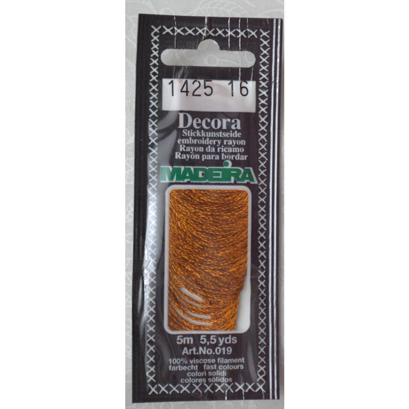 Madeira Decora Brilliant 4 Strand Rayon Hand Embroidery Floss, 5m Col 1425