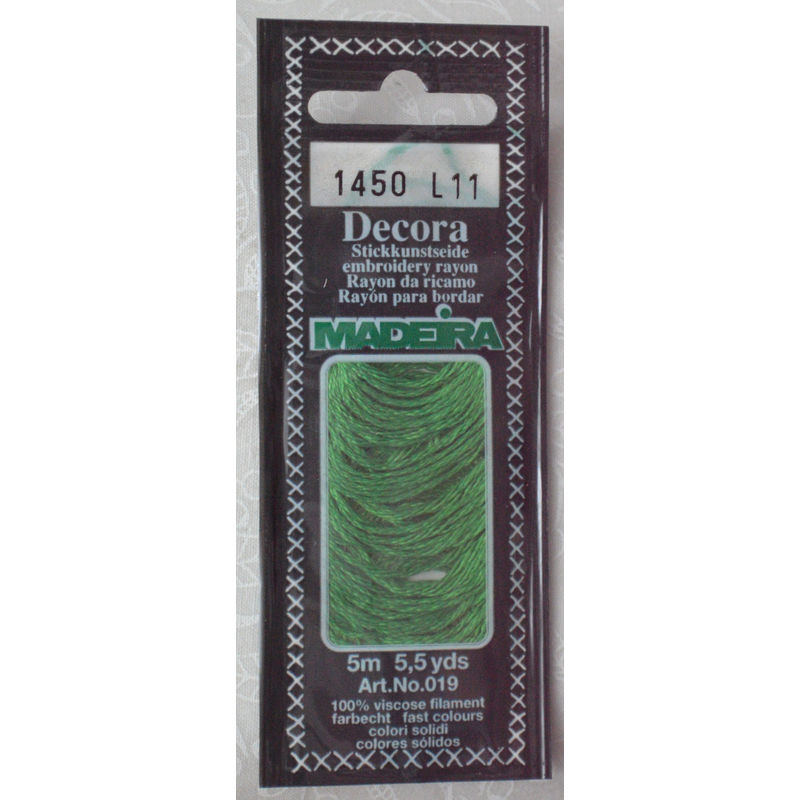 Madeira Decora Brilliant 4 Strand Rayon Hand Embroidery Floss, 5m Col 1450