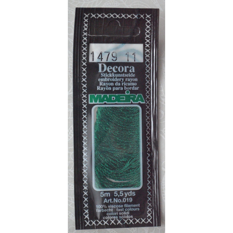 Madeira Decora Brilliant 4 Strand Rayon Hand Embroidery Floss, 5m Col 1479