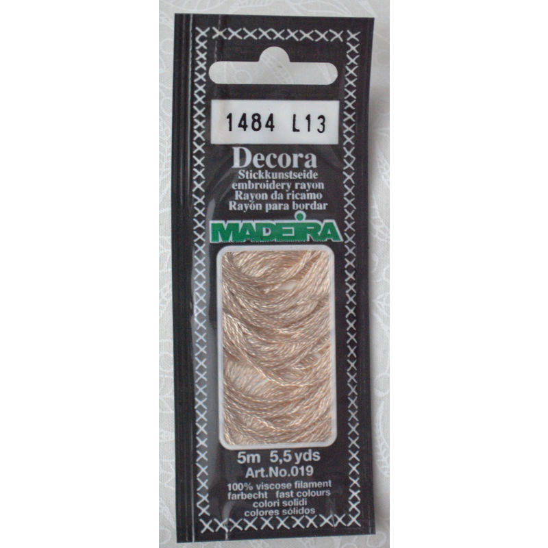 Madeira Decora Brilliant 4 Strand Rayon Hand Embroidery Floss, 5m Col 1484