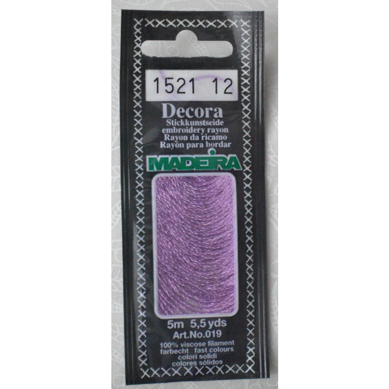 Madeira Decora Brilliant 4 Strand Rayon Hand Embroidery Floss, 5m Col 1521