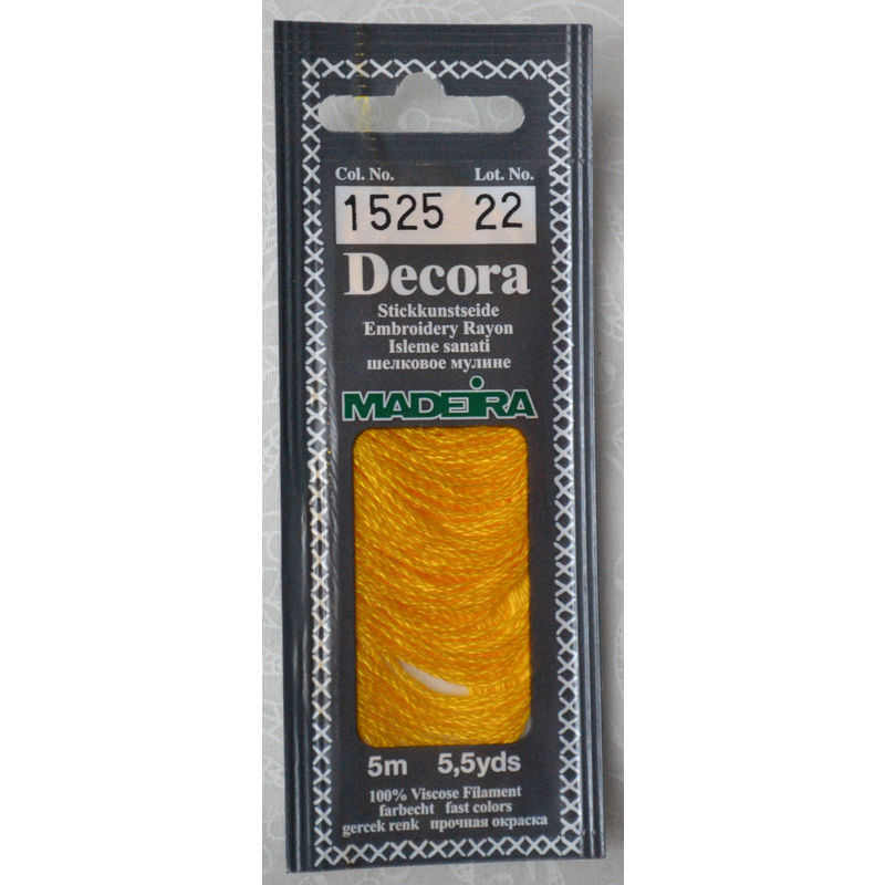 Madeira Decora Brilliant 4 Strand Rayon Hand Embroidery Floss, 5m Col 1525