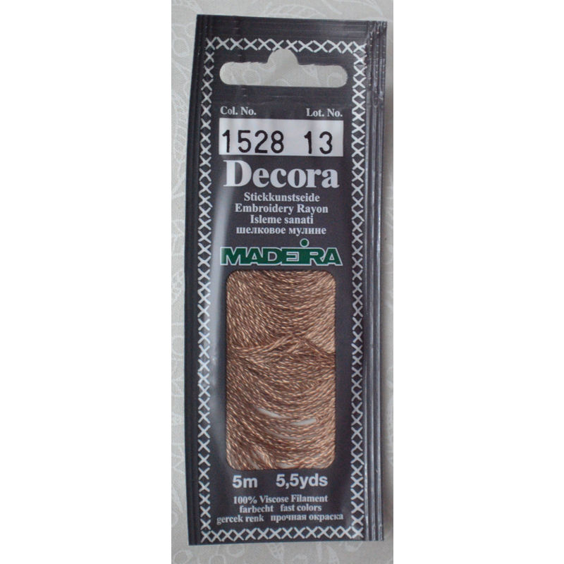 Madeira Decora Brilliant 4 Strand Rayon Hand Embroidery Floss, 5m Col 1528
