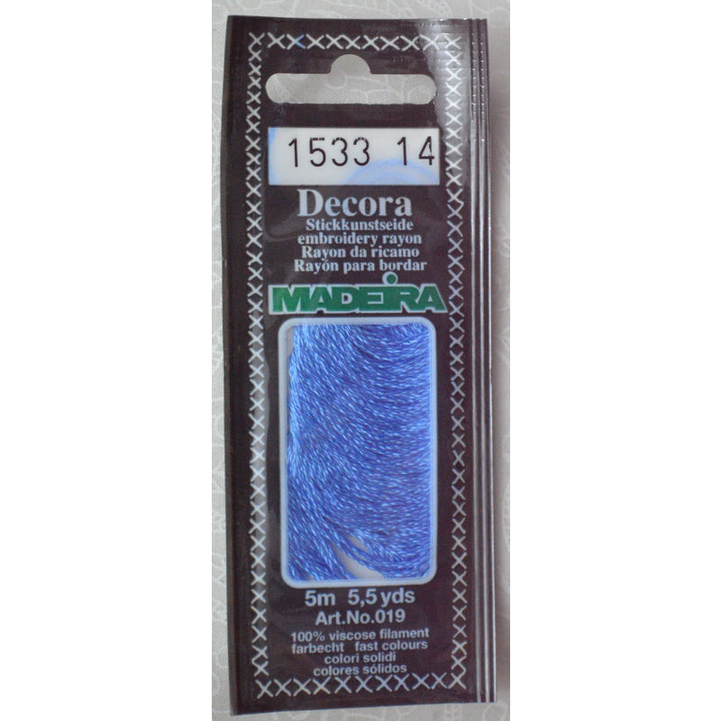 Madeira Decora Brilliant 4 Strand Rayon Hand Embroidery Floss, 5m Col 1533