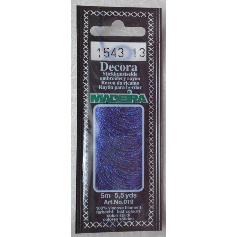 Madeira Decora Brilliant 4 Strand Rayon Hand Embroidery Floss, 5m Col 1543