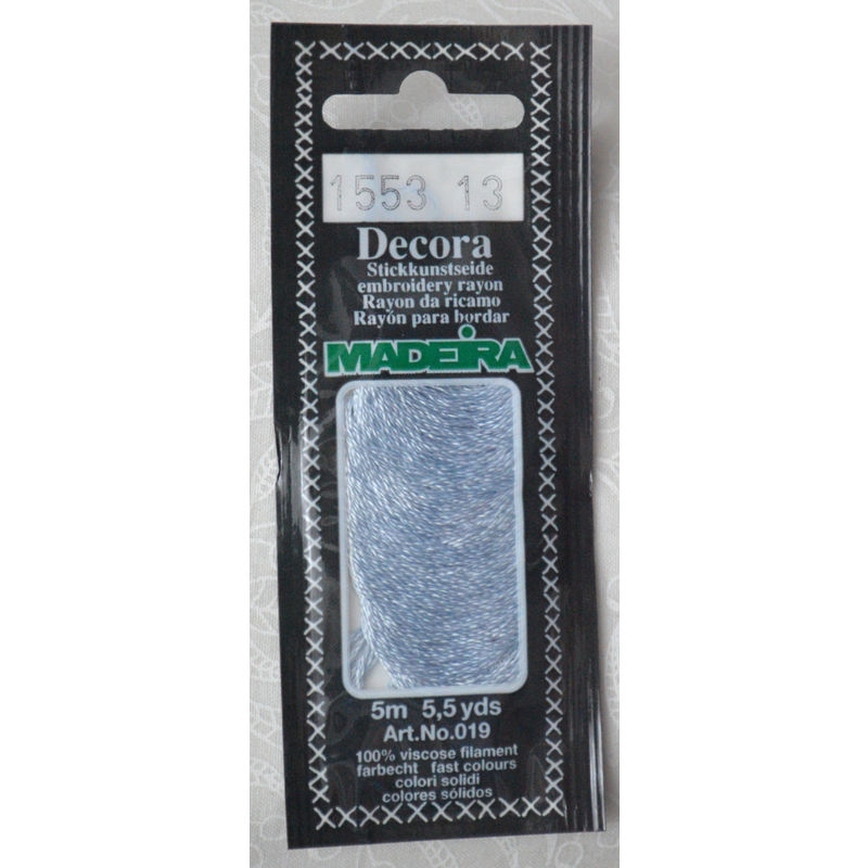 Madeira Decora Brilliant 4 Strand Rayon Hand Embroidery Floss, 5m Col 1553