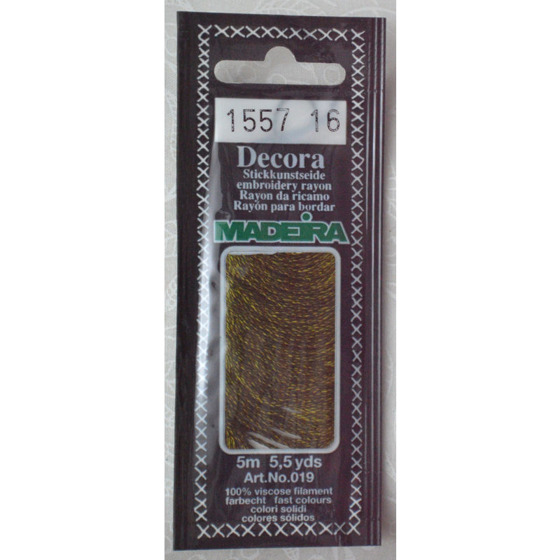 Madeira Decora Brilliant 4 Strand Rayon Hand Embroidery Floss, 5m Col 1557