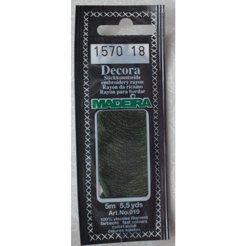 Madeira Decora Brilliant 4 Strand Rayon Hand Embroidery Floss, 5m Col 1570