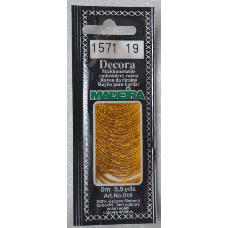 Madeira Decora Brilliant 4 Strand Rayon Hand Embroidery Floss, 5m Col 1571