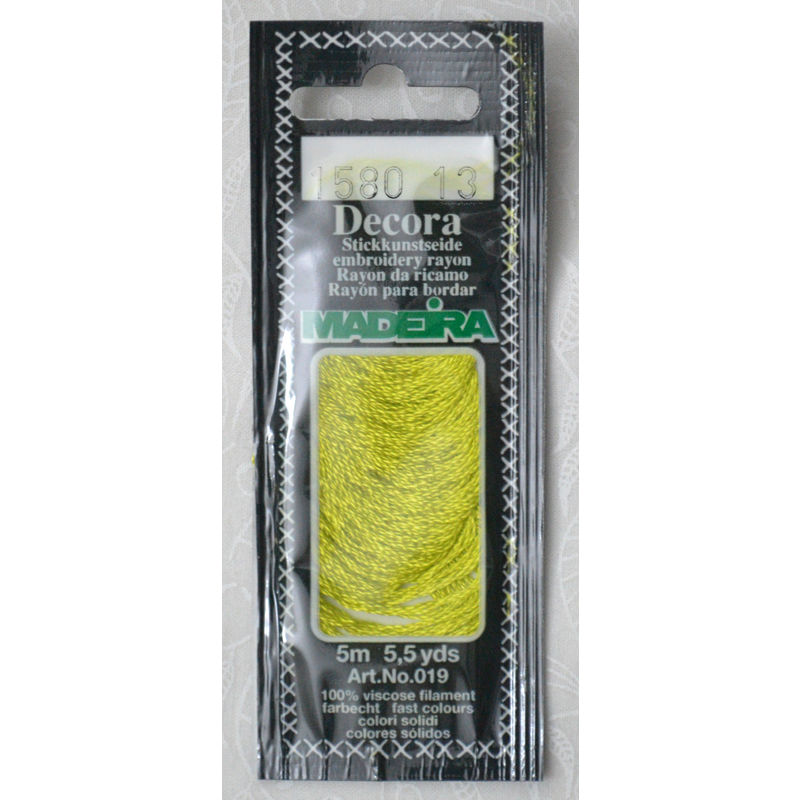 Madeira Decora Brilliant 4 Strand Rayon Hand Embroidery Floss, 5m Col 1580