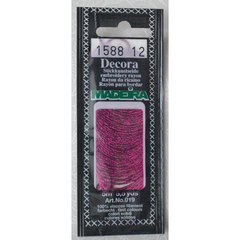 Madeira Decora Brilliant 4 Strand Rayon Hand Embroidery Floss, 5m Col 1588
