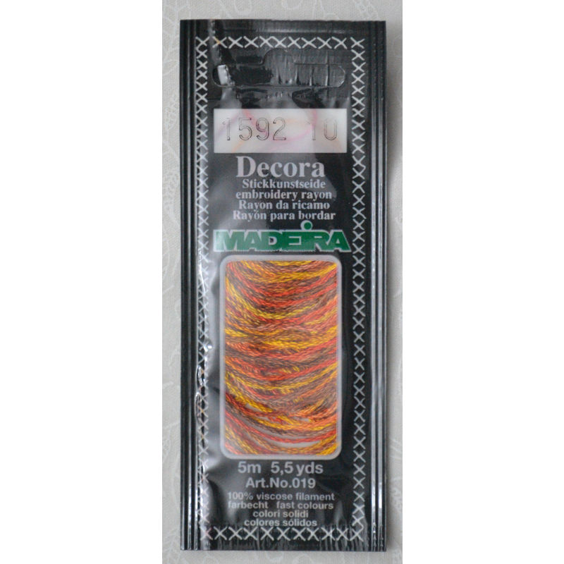 Madeira Decora Brilliant 4 Strand Rayon Hand Embroidery Floss, 5m Col 1592