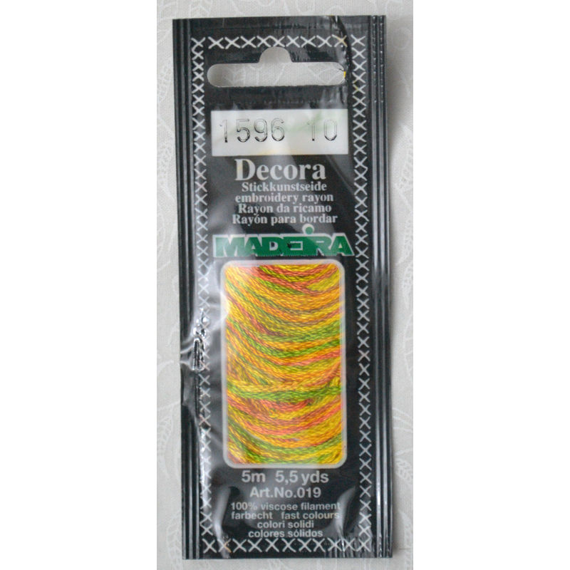Madeira Decora Brilliant 4 Strand Rayon Hand Embroidery Floss, 5m Col 1596