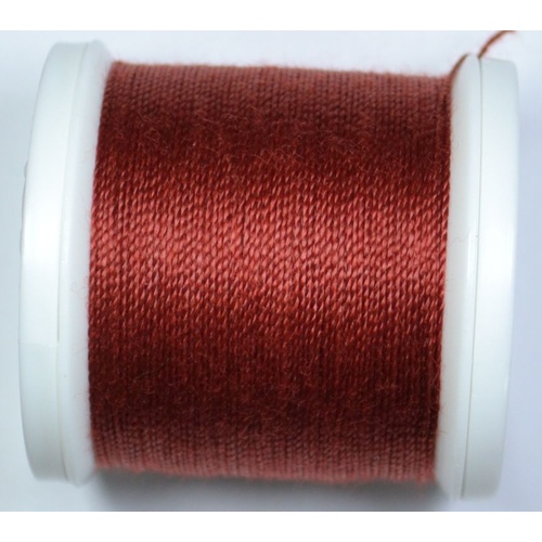 Madeira Aerofil No.35 Extra Strong Thread 100m Colour  8638, MAROON BROWN