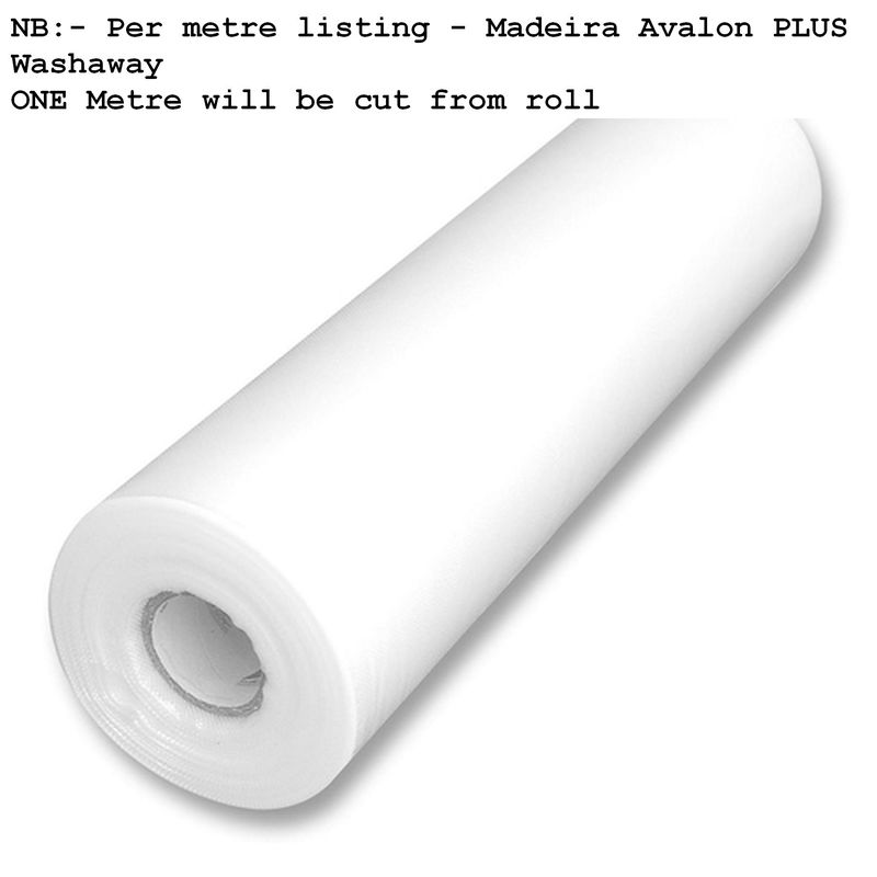 Madeira Avalon Plus Washaway Embroidery Stabilizer 50cm Wide Per Metre