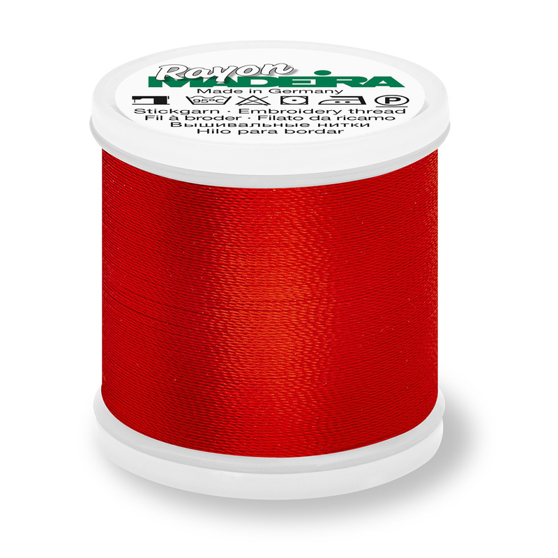 Madeira Rayon 40 #1039 RED JUBILEE 200m Machine Embroidery Thread