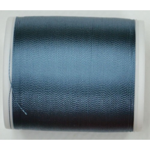 Madeira Rayon 40, #1160 MEDIUM WEATHERED BLUE, 1000m Machine Embroidery Thread