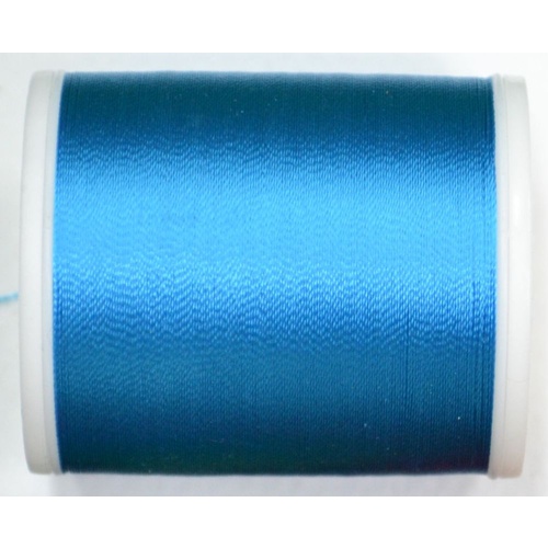 Madeira Rayon 40, #1295 BRIGHT PEACOCK BLUE, 1000m Machine Embroidery Thread