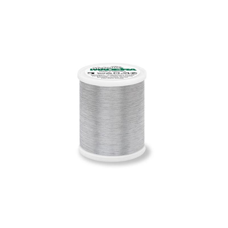 Madeira Metallic 40 #320 Silver 1000m Machine Embroidery Thread