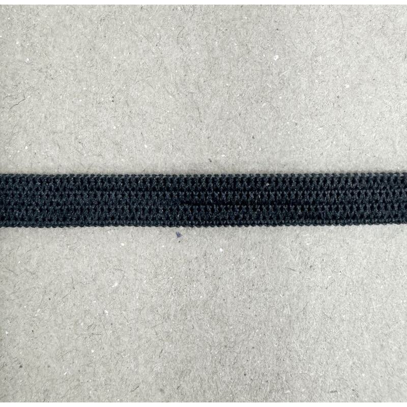 BLACK 6mm Knitted Elastic Per Metre