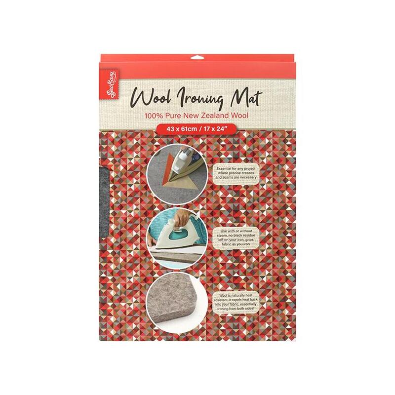 Wool Ironing Mat 43cm x 61cm (17"x24") 100% New Zealand Wool, By Sew Easy ER4024