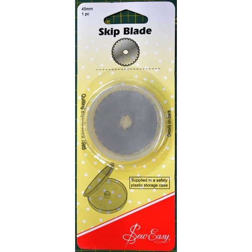 Sew Easy 45mm Rotary SKIP Blade for Perforations, 45mm Fits Most Major Brands