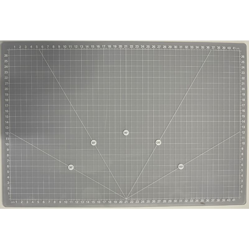 Sew Easy TRANSPARENT A3 Cutting Mat, 3mm Thick 450 x 300mm