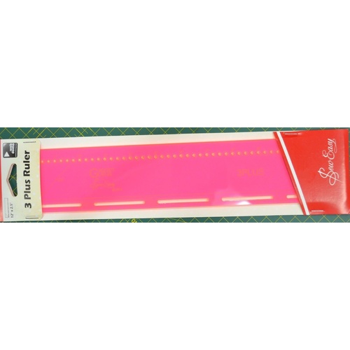 Sew Easy 3 Plus Ruler, Cut 2 1/2" Strips or Create 1/2"-23 1/2" Circles Easily