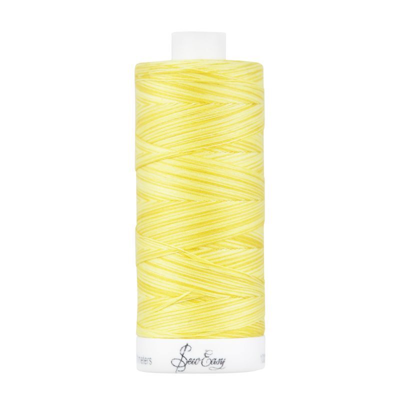 Sew Easy 50/3 Variegated Quilting Thread, #4200, 732m (800yd), 100% Premium Pima Cotton