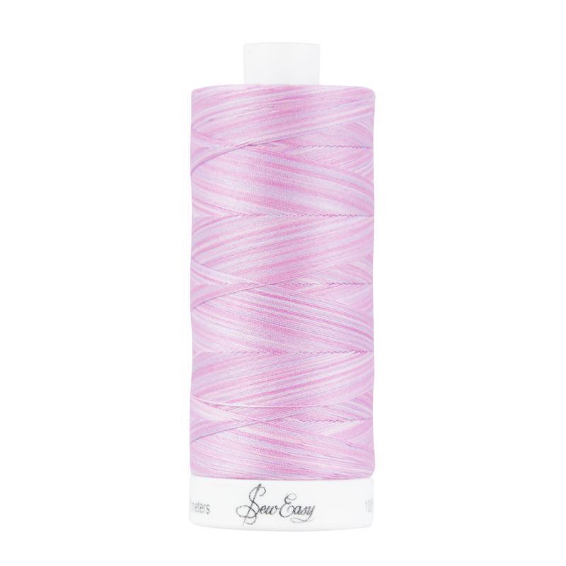 Sew Easy 50/3 Variegated Quilting Thread, #4203, 732m (800yd), 100% Premium Pima Cotton