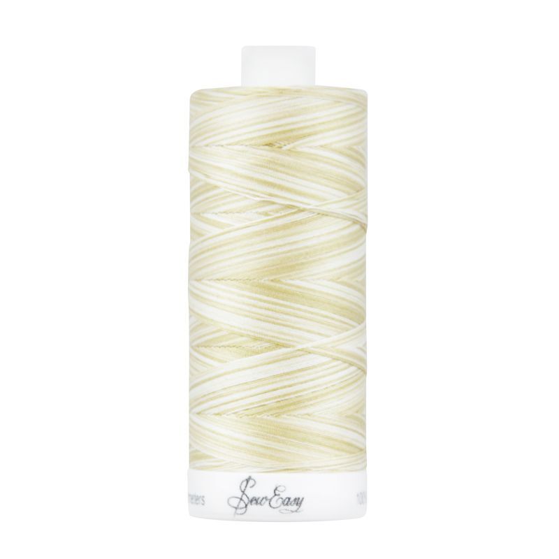 Sew Easy 50/3 Variegated Quilting Thread, #4212, 732m (800yd), 100% Premium Pima Cotton