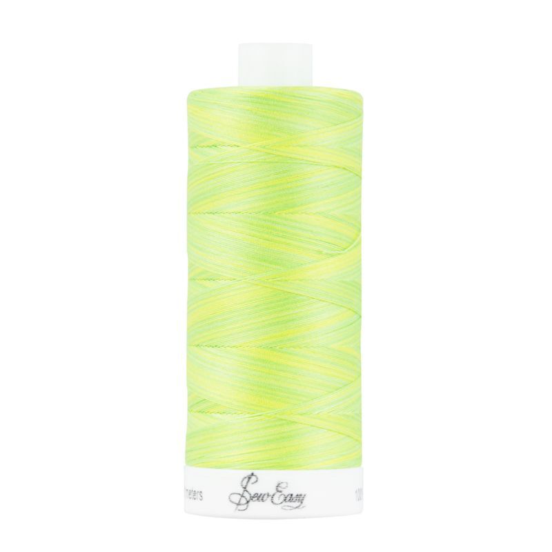 Sew Easy 50/3 Variegated Quilting Thread, #4216, 732m (800yd), 100% Premium Pima Cotton
