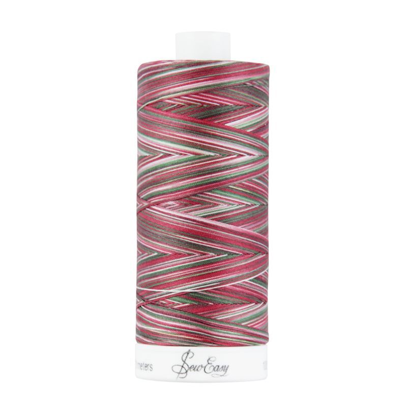 Sew Easy 50/3 Variegated Quilting Thread, #4234, 732m (800yd), 100% Premium Pima Cotton