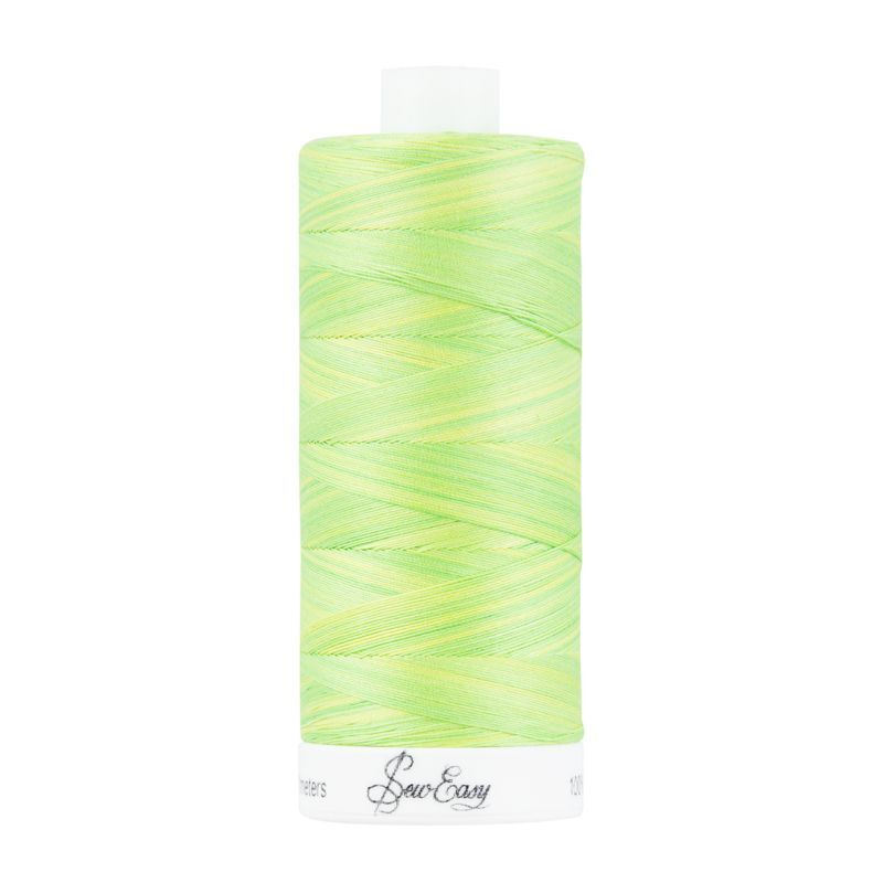 Sew Easy 50/3 Variegated Quilting Thread, #4235, 732m (800yd), 100% Premium Pima Cotton