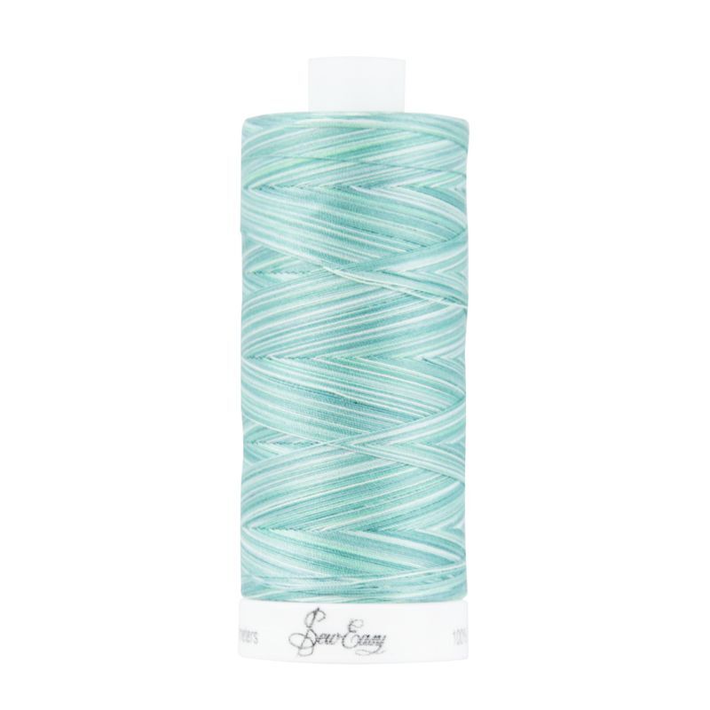 Sew Easy 50/3 Variegated Quilting Thread, #4239, 732m (800yd), 100% Premium Pima Cotton