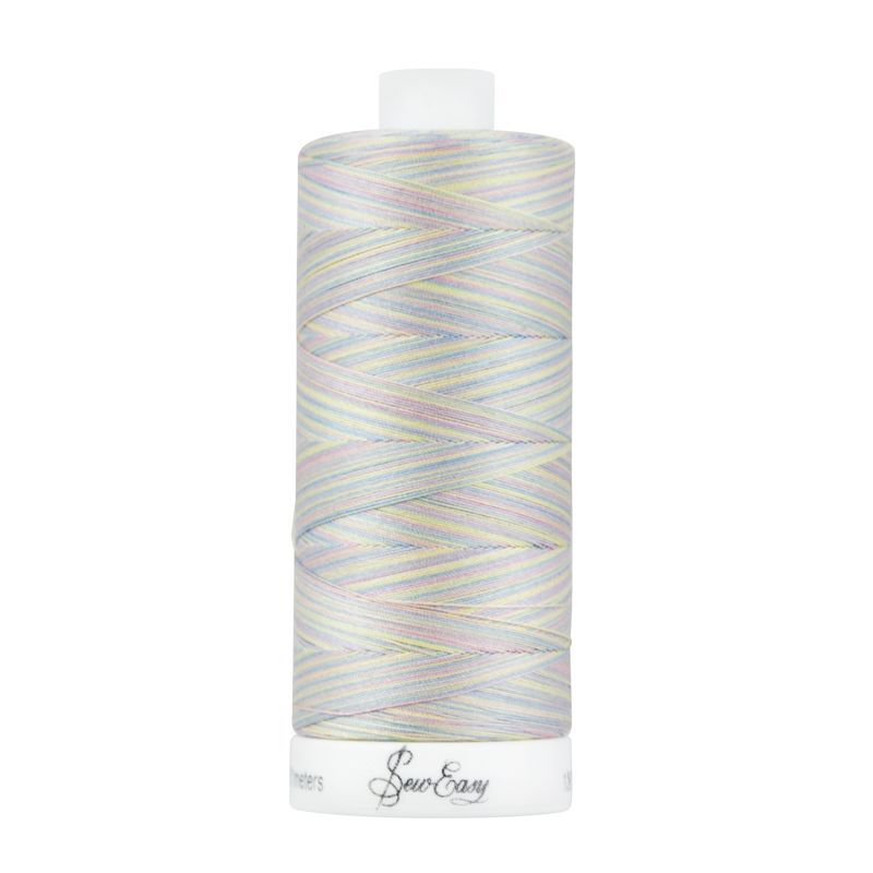 Sew Easy 50/3 Variegated Quilting Thread, #4271, 732m (800yd), 100% Premium Pima Cotton