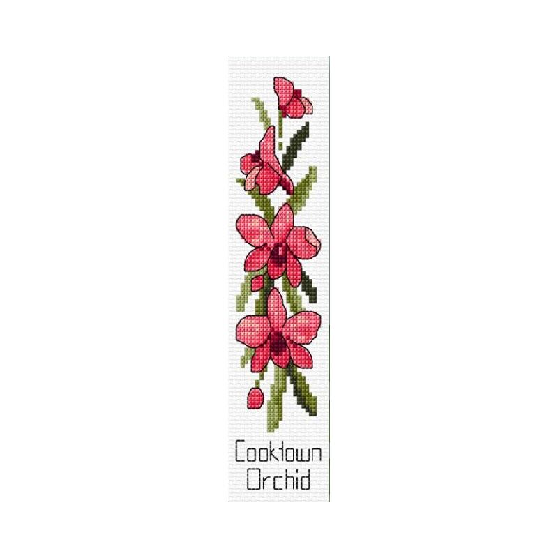 BOOKMARK CROSS STITCH Kit, Bookmark With Ribbon, Bookmark With Pansy,14ct.  Aida Kit,bookmark for Friend,gift for Cross Stitcher,bookmark Kit 