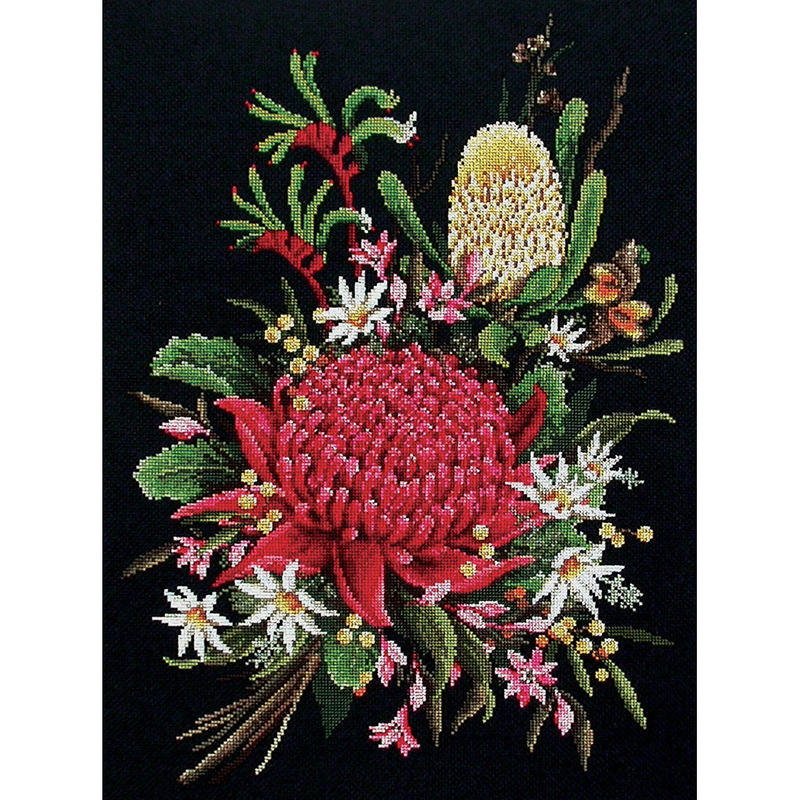 Wildflowers Counted Cross Stitch Chart by Country Threads FJP-2007