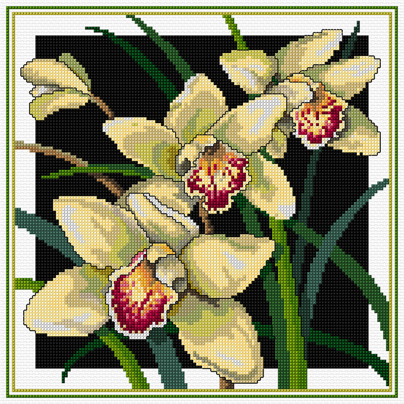Simply Sims Counted Cross Stitch CHART by Country Threads FJP-2011
