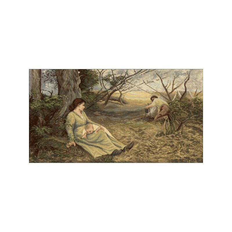The Wallaby Track Counted Cross Stitch Chart by Country Threads FJP-4012
