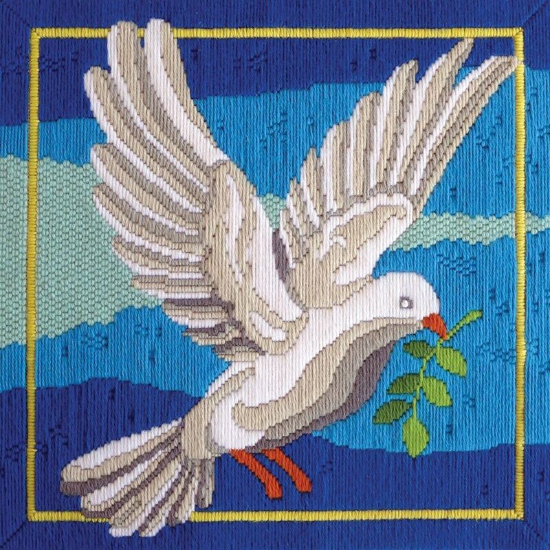 Country Threads WHITE DOVE Longstitch Kit FLS-5019 30cm x 30cm