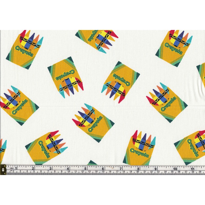 Fat Quarter 006, Approx 50 x 52cm, Cotton Print Fabric, Carola Packs Multi White