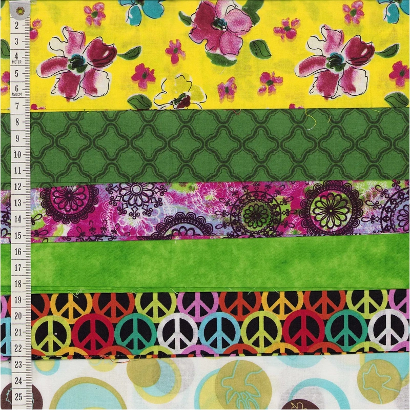 004 Mix Fat Quarter 6 Pack as Per Image
