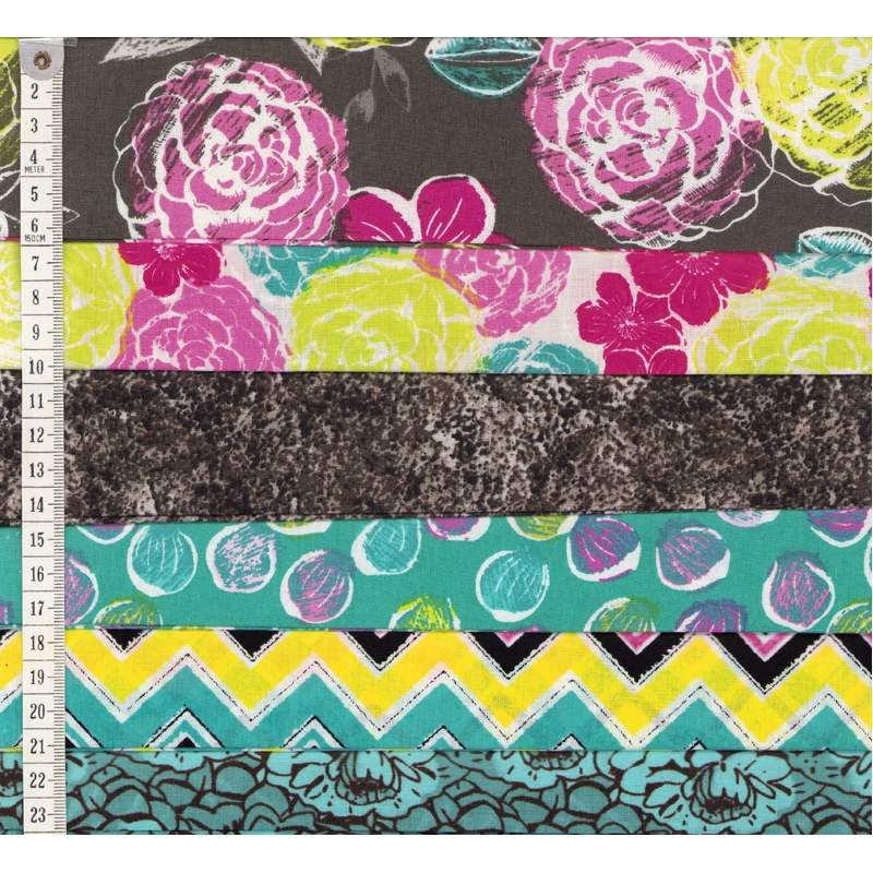 005 Mix Fat Quarter 6 Pack as Per Image