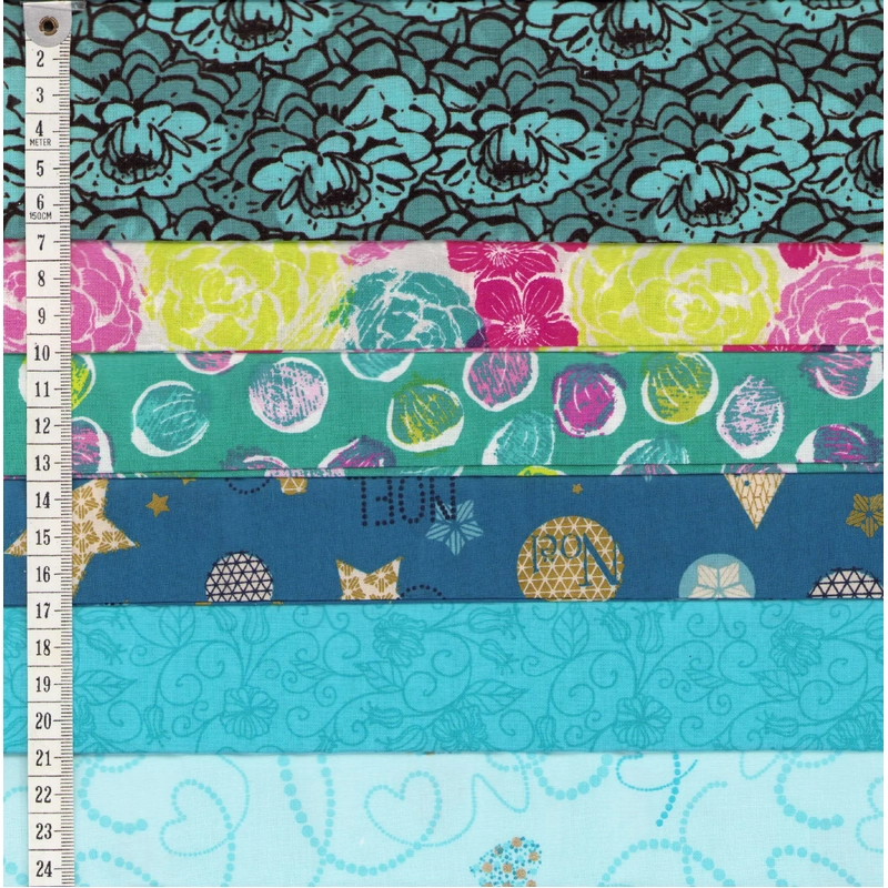011 Mix Fat Quarter 6 Pack as Per Image