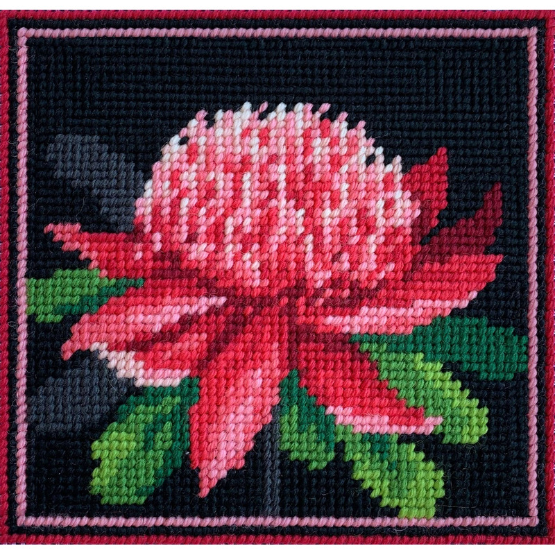 Country Threads WARATAH Tapestry Kit, 15cm x 15cm FTK-005
