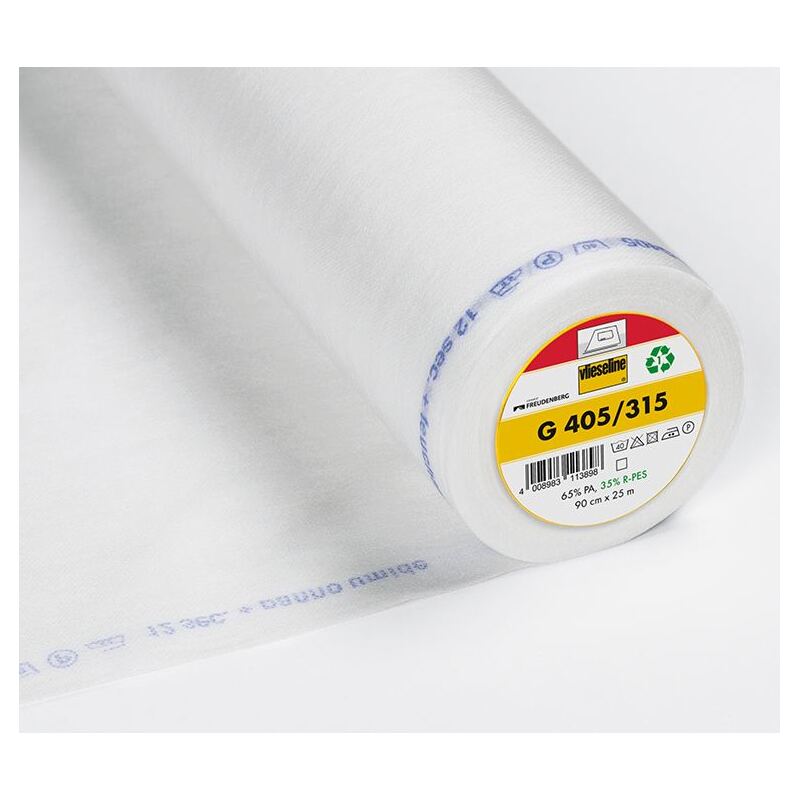 Vlieseline G 405 Versatile Fusible Nonwoven Interlining, White per metre