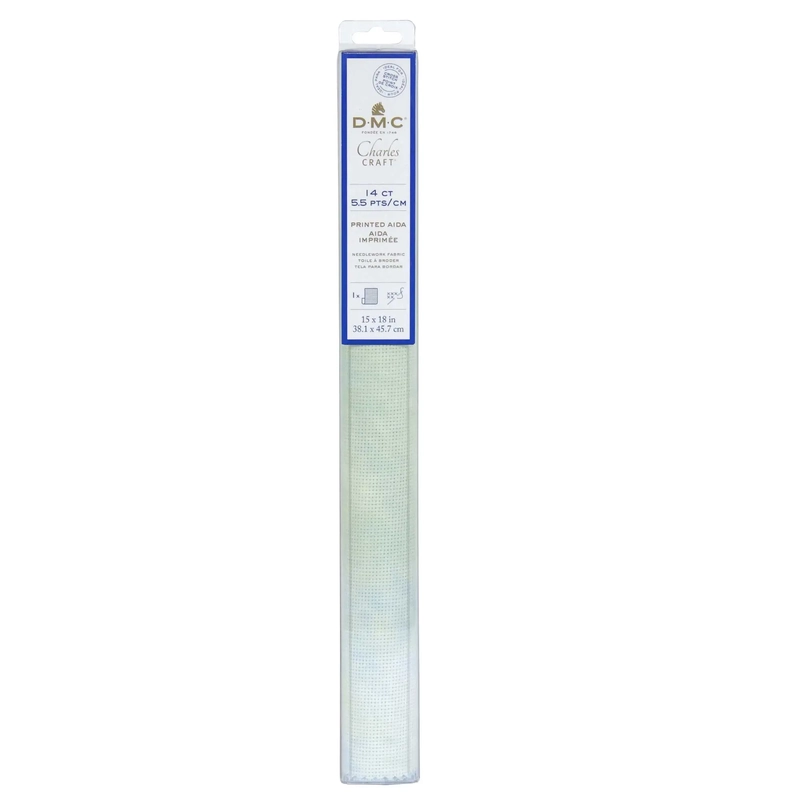 DMC 14 Count (5.5pts/cm) MORNING DEW Aida Cloth 15" x 18" (38.1cm x 45.7cm)